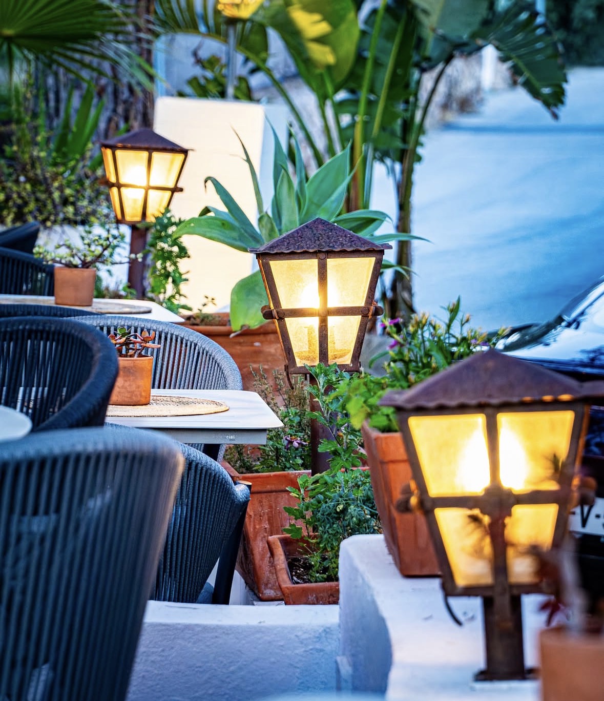 Terraza mediterránea de Ca Pepe en Moraira